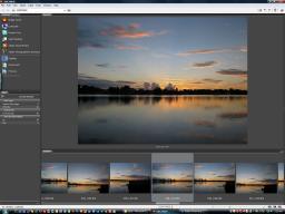Adobe Bridge with Camera RAW files open