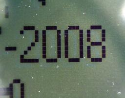 Date display on a Digicel phone
