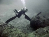 Black Jack B-17 bomber - starboard engines looking forward