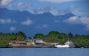 Madang Town with the Finisterre Mountains in the background