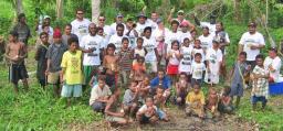 Madang Hash House Harriers at the end of the 1200th run