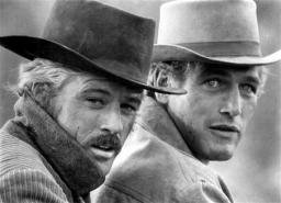 Newman and Redford in Butch Cassidy and the Sundance Kid