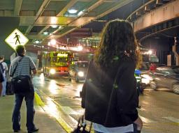 O’Hare lady waiting