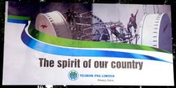 Telikom billboard on Airport Road