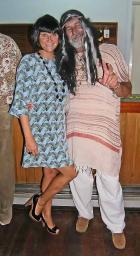 Trevor and Karen looking groovy
