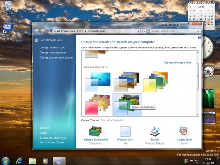 Windows 7 Theme Selector