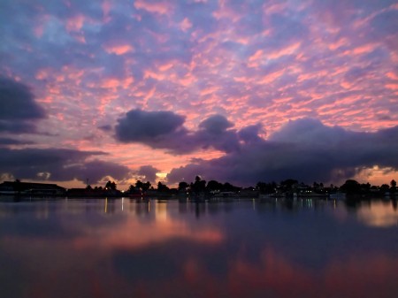 Purple haze sunrise
