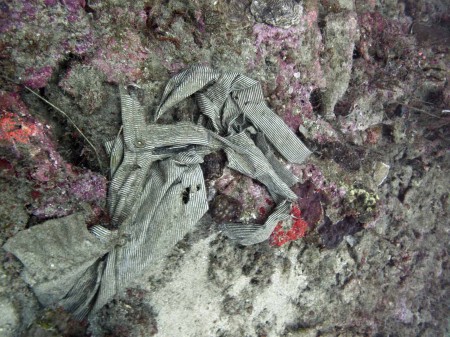 Clothing found at 40 metres