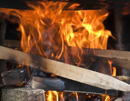 Fire in the barbie at Blueblood