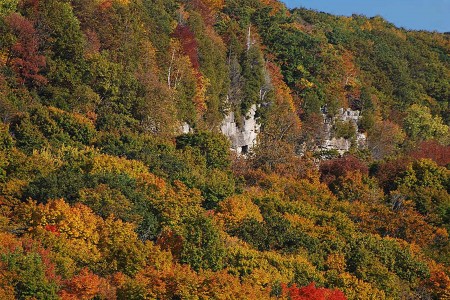 A Canadian Autumn at the Niagara Esarpment by Ron Barrons