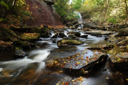 Grindstone Falls Cascade by Ron Barrons