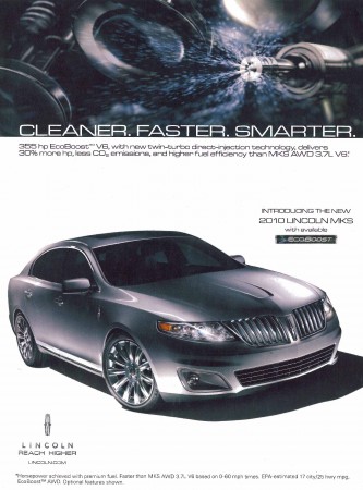 Lincoln Advertisement from The Atlantic magazine