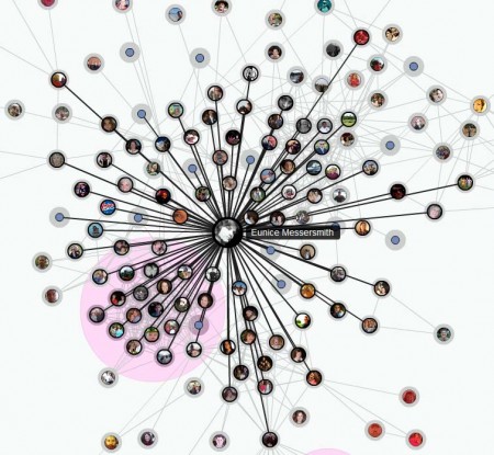 Facebook Social Graph application - the "Eunice cluster"