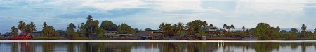 Madang Town morning panorama