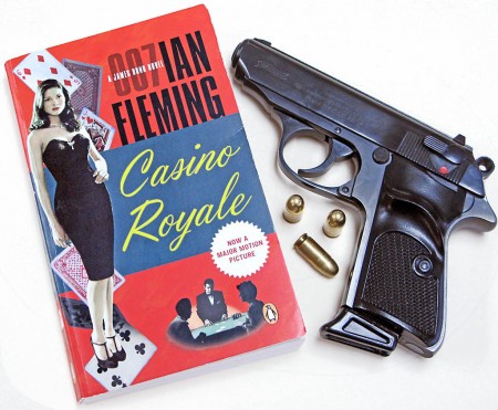 The original James Bond Gun image - a Walther P-38