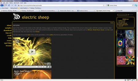The electricsheep.org site