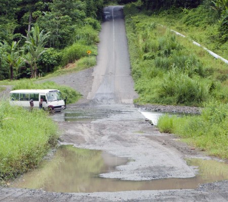 The only remaining ford between Madang and Lae