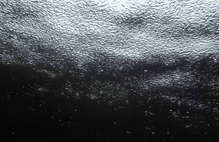 Raindrops from below