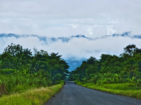 The road leading to the Ramy Valley from Madang