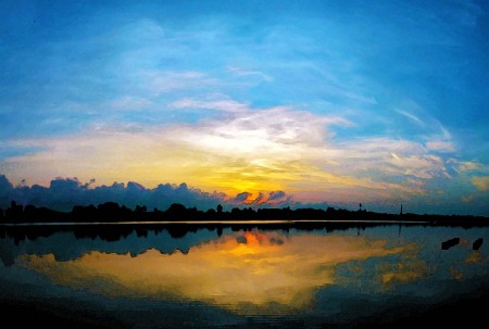 Watercolour Sunrise