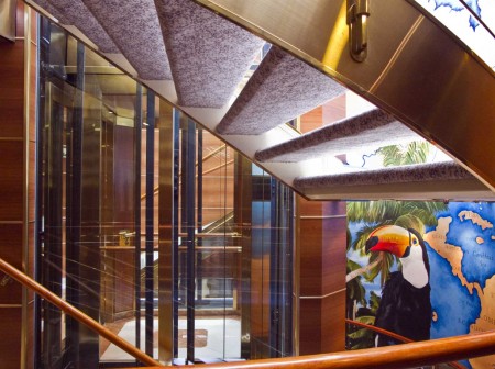 Orion's beautiful sprial staircase
