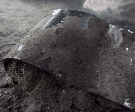 Metal sheeting from The Green Dragon B-25 bomber