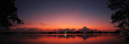 Ho-hum sunrise panorama