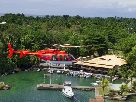 Heli Niugini at The Madang Club