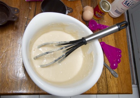 Making Pancakes - Leave it a little lumpy
