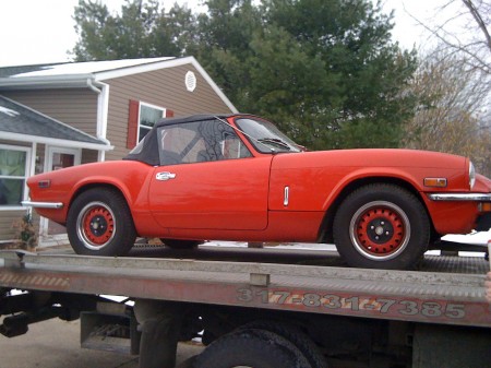 Bye Bye Sweet Thing - 1973 Triumph Spitfire 1500 finds a new home