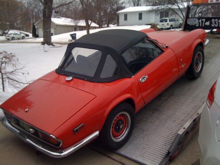 Bye Bye Sweet Thing - 1973 Triumph Spitfire 1500 finds a new home