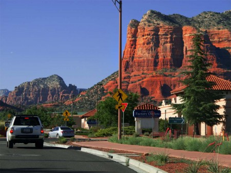 Typical Sedona Street Corner