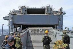 Being swallowed up by the USS Peleliu