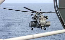 Huge helicopter landing on the USS Peleliu